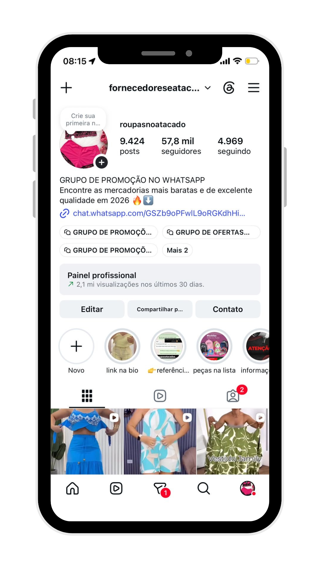 Perfil FORNECEDORESATACADOS
